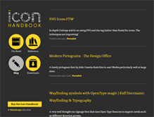 Tablet Screenshot of blog.iconhandbook.co.uk